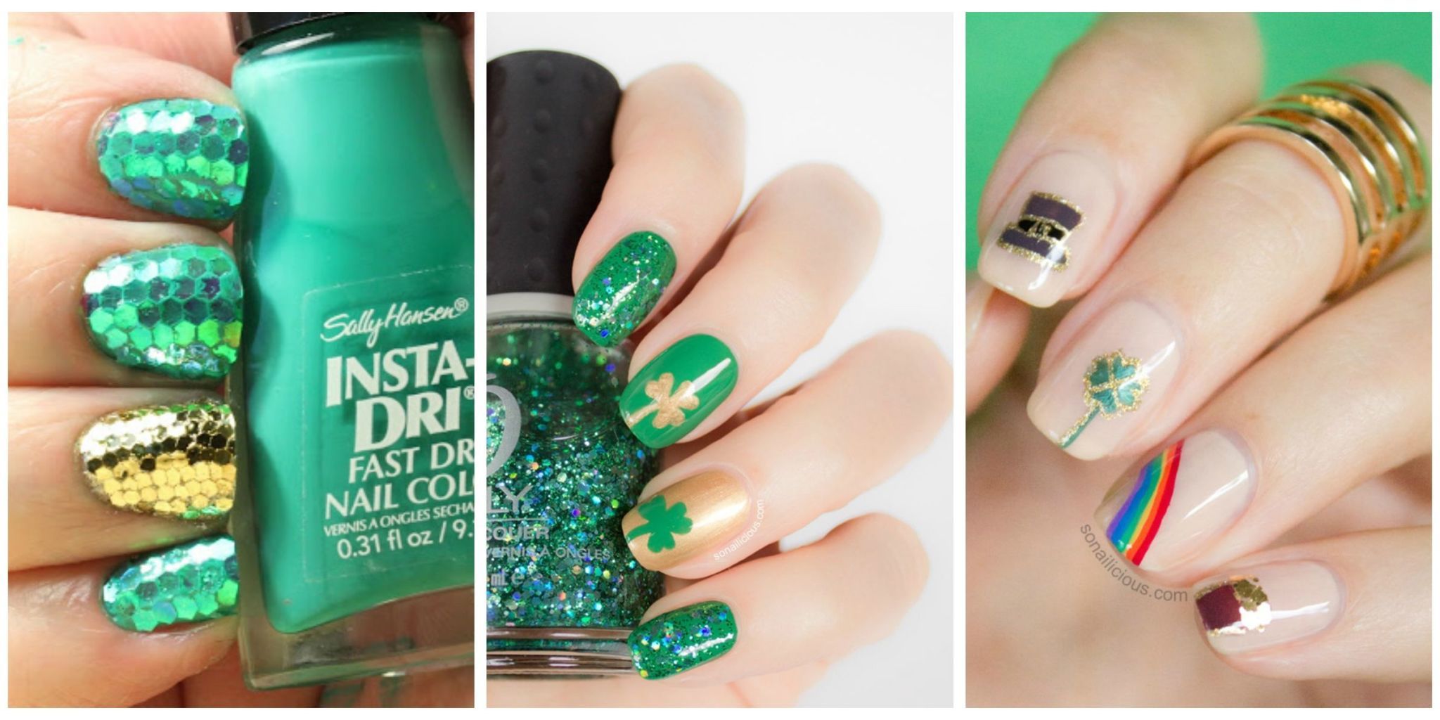 We're totally digging this groovy St. Patrick's Day matte nail art–fea... |  TikTok